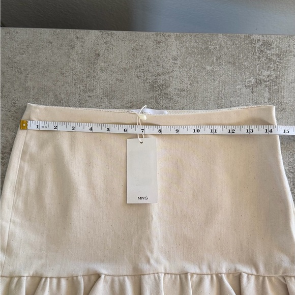 Mango Ruffled Cotton Mini-Skirt - Picture 11 of 12
